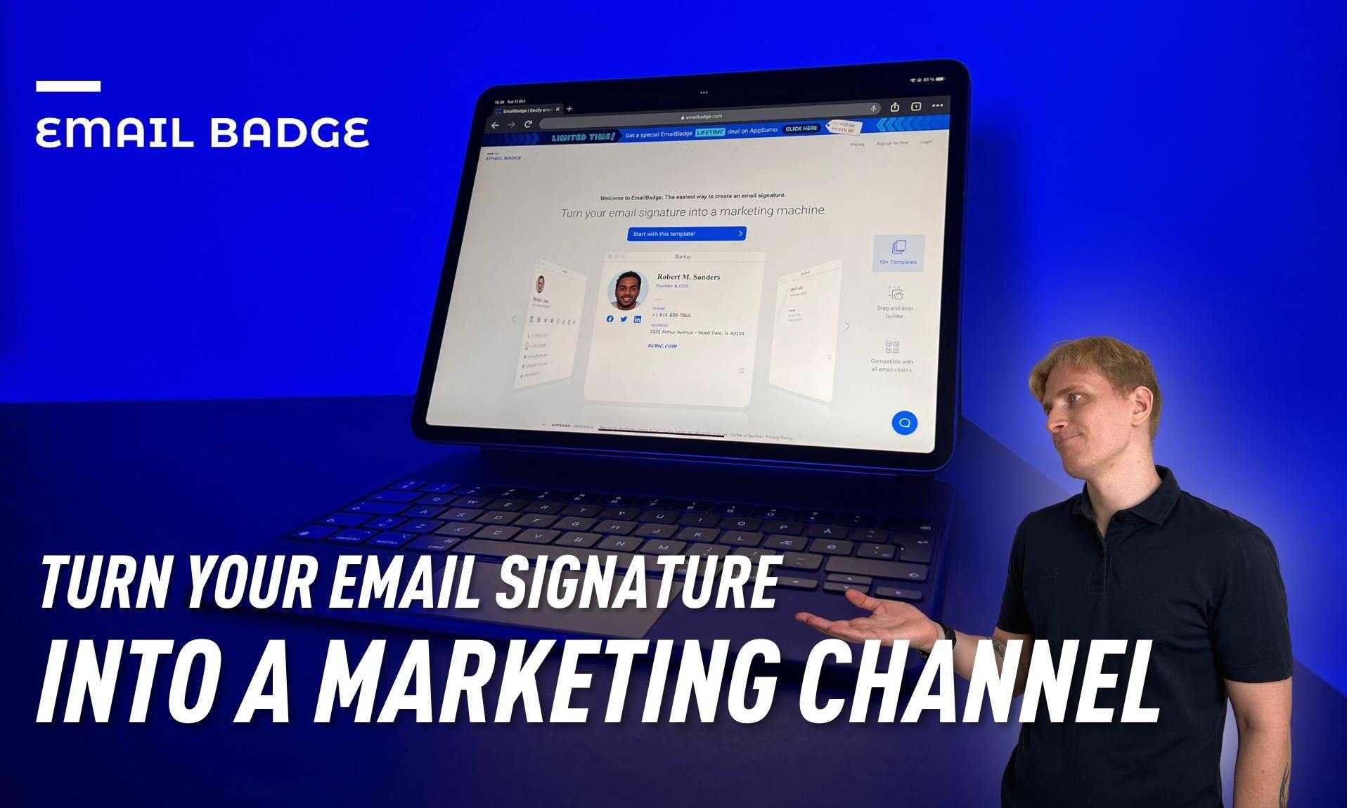 EmailBadge Review - Turn Your Email Signature Into Marketing