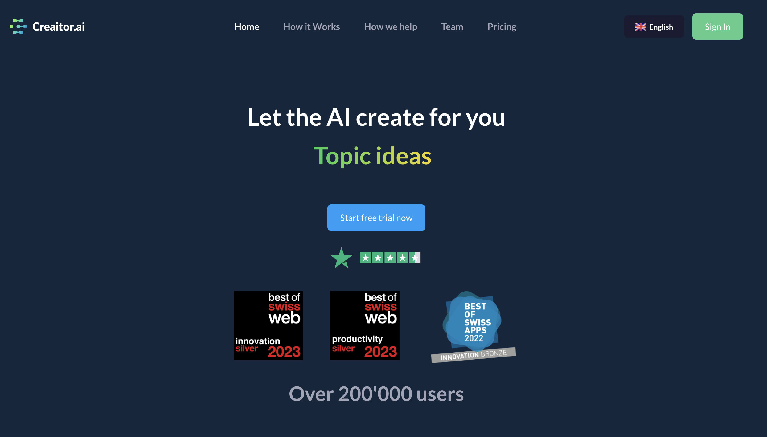 Why should you buy creaitor ai