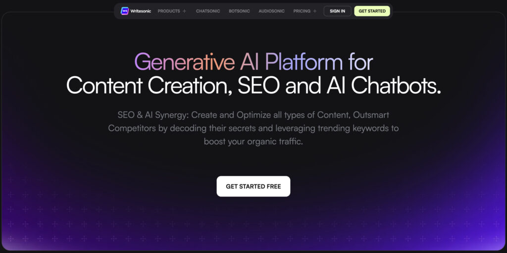 Pepper Content Review - AI Copywriting With Great Results 6 writesonic website