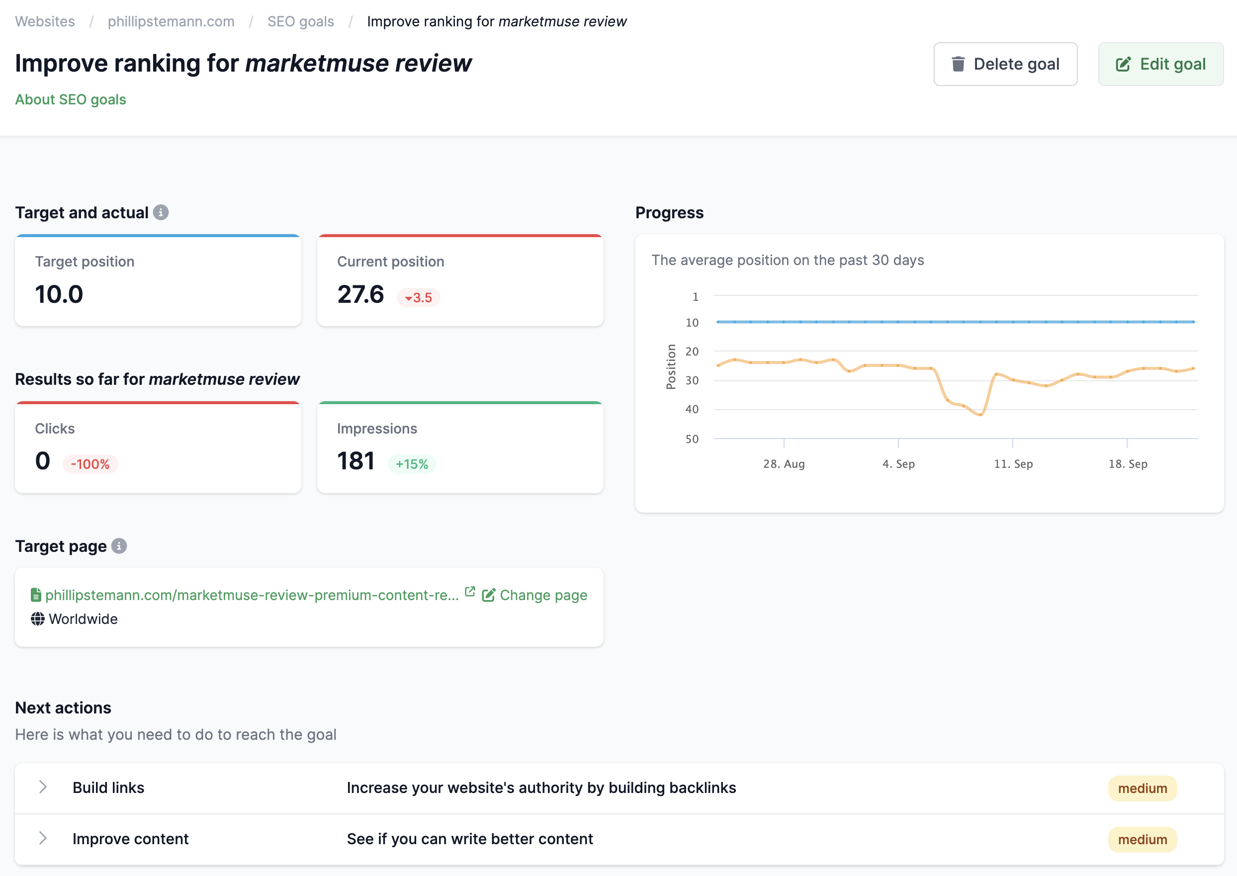 SEO Goals And SEO Experiments