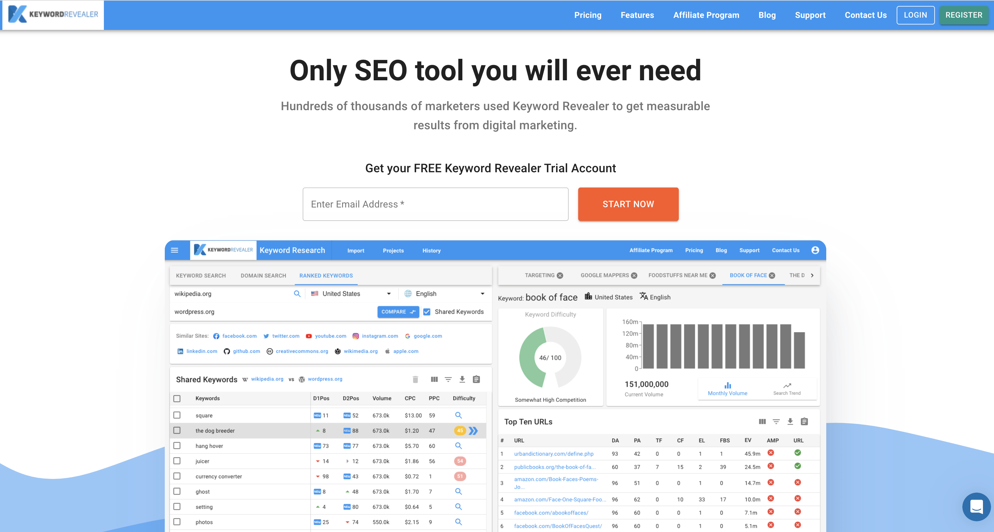 keyword revealer website