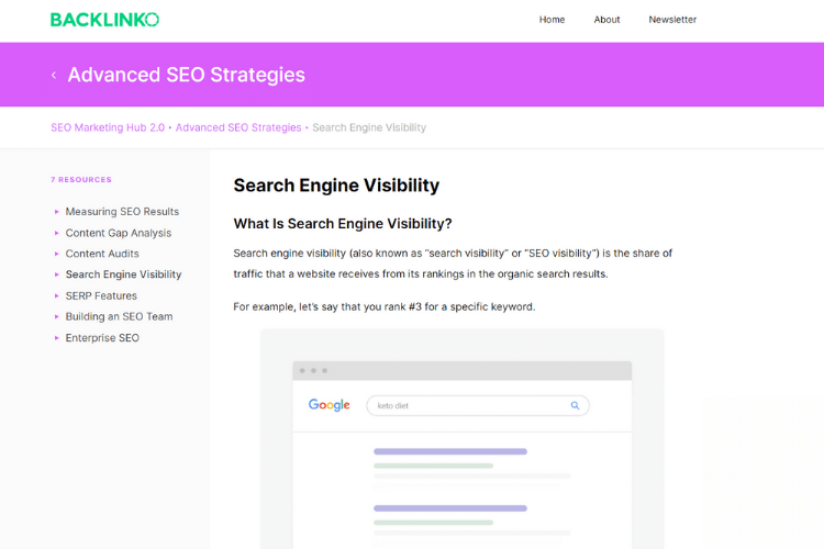 Backlinko website