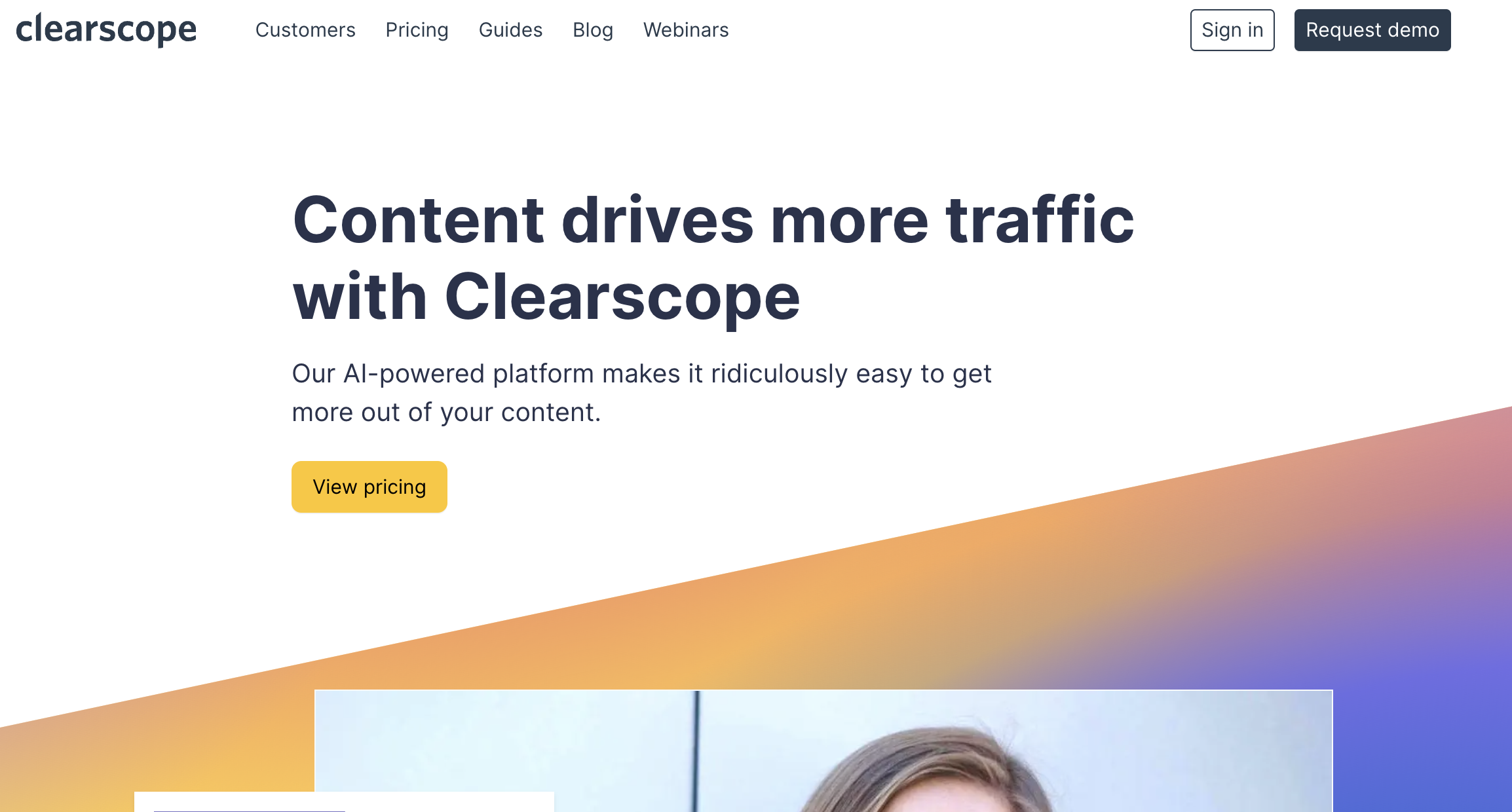 clearscope website