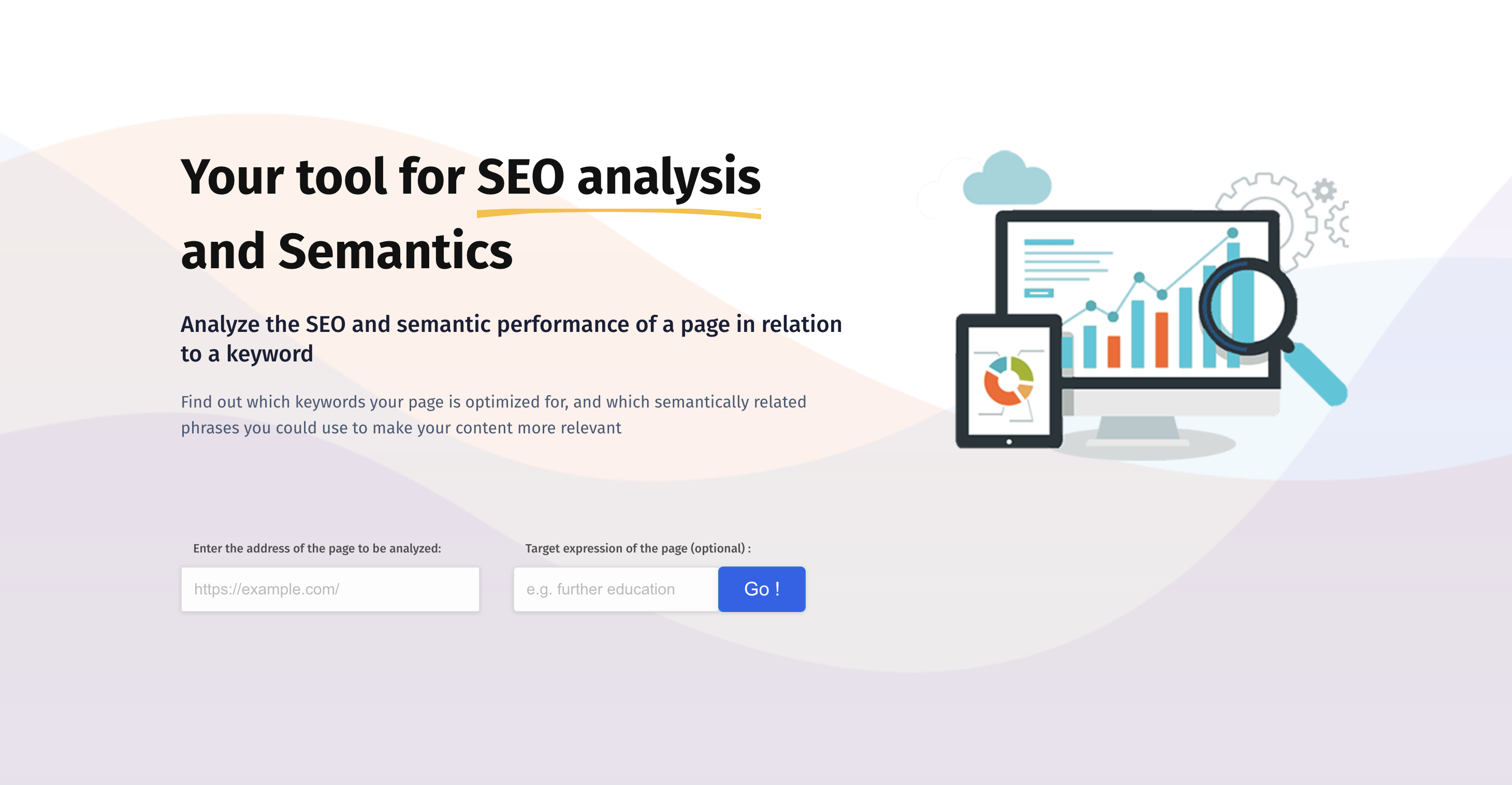 Web page semantic analysis and SEO tool - textfocus