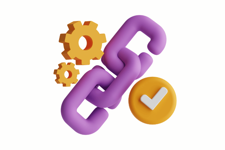 3D backlink icon