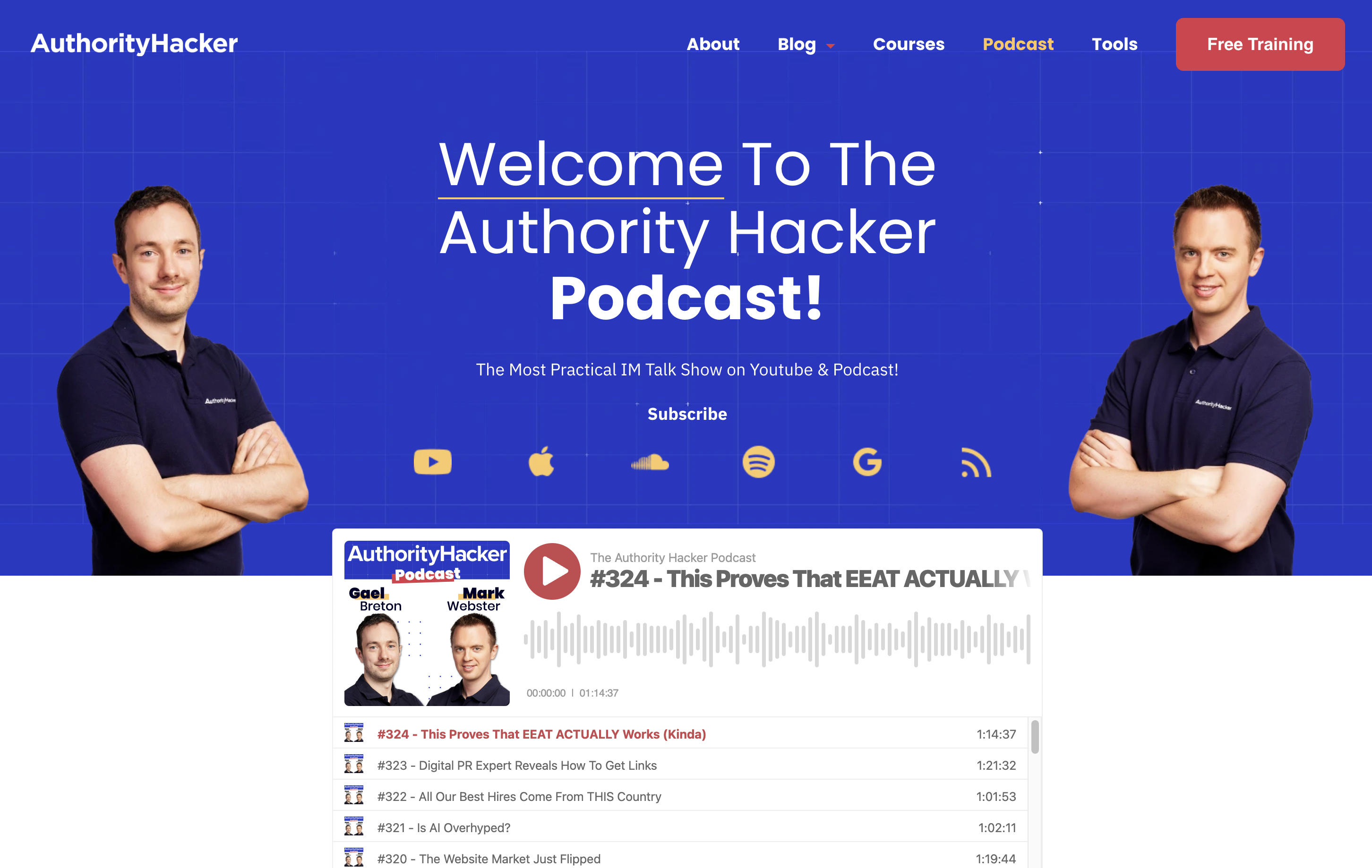 Authority Hacker Podcast