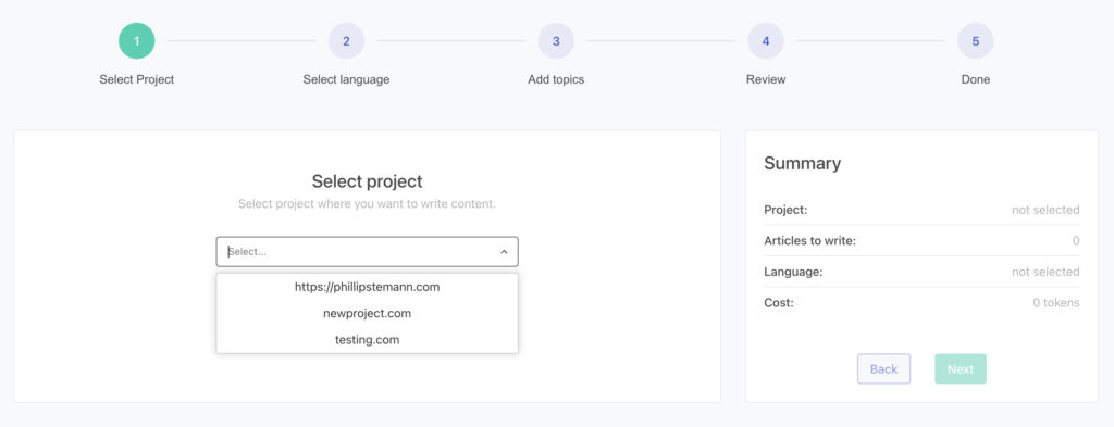 Copymate Review: Mass Publish Blog Posts With AI 4 5-steps-to-create-content