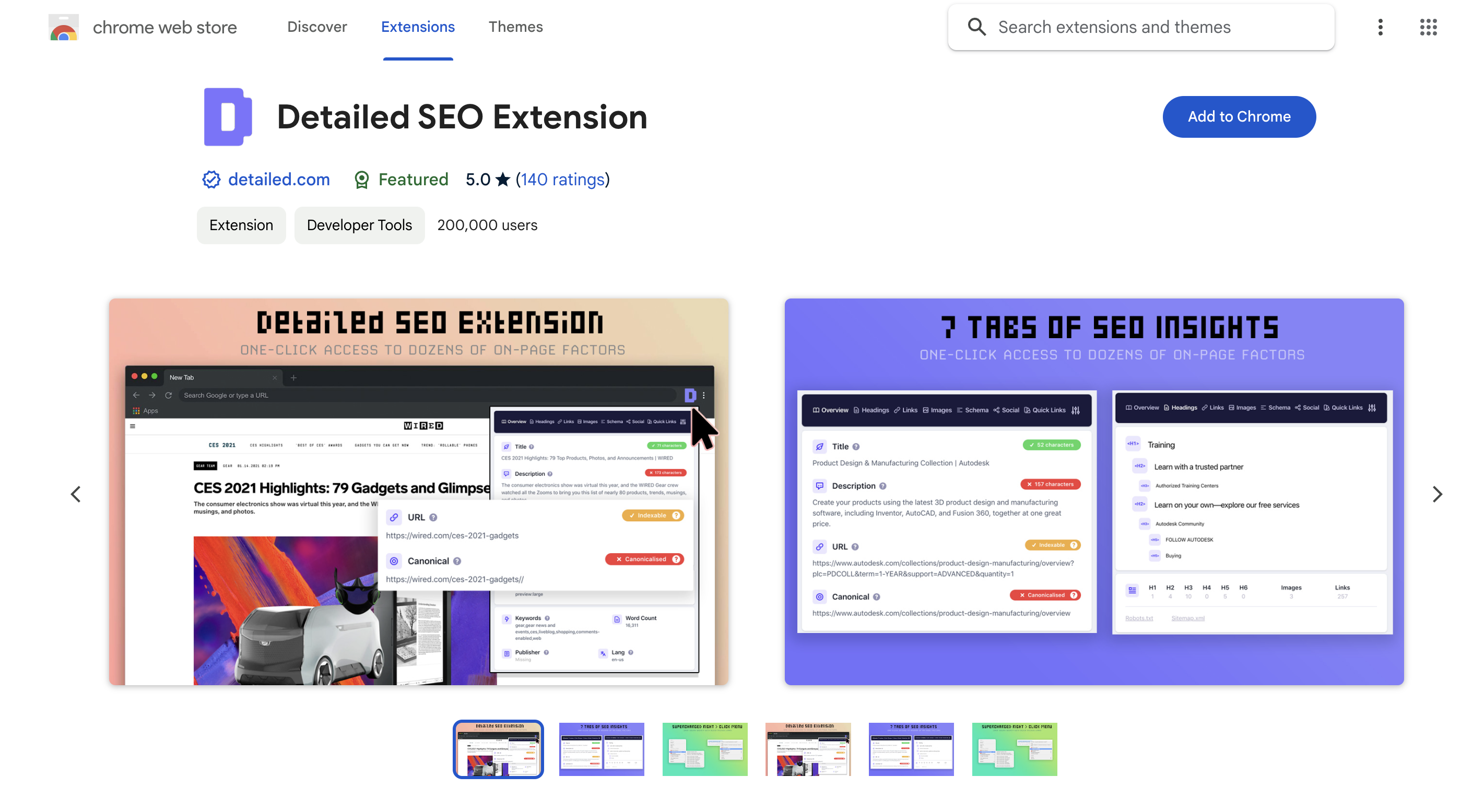 Detailed-chrome-extension