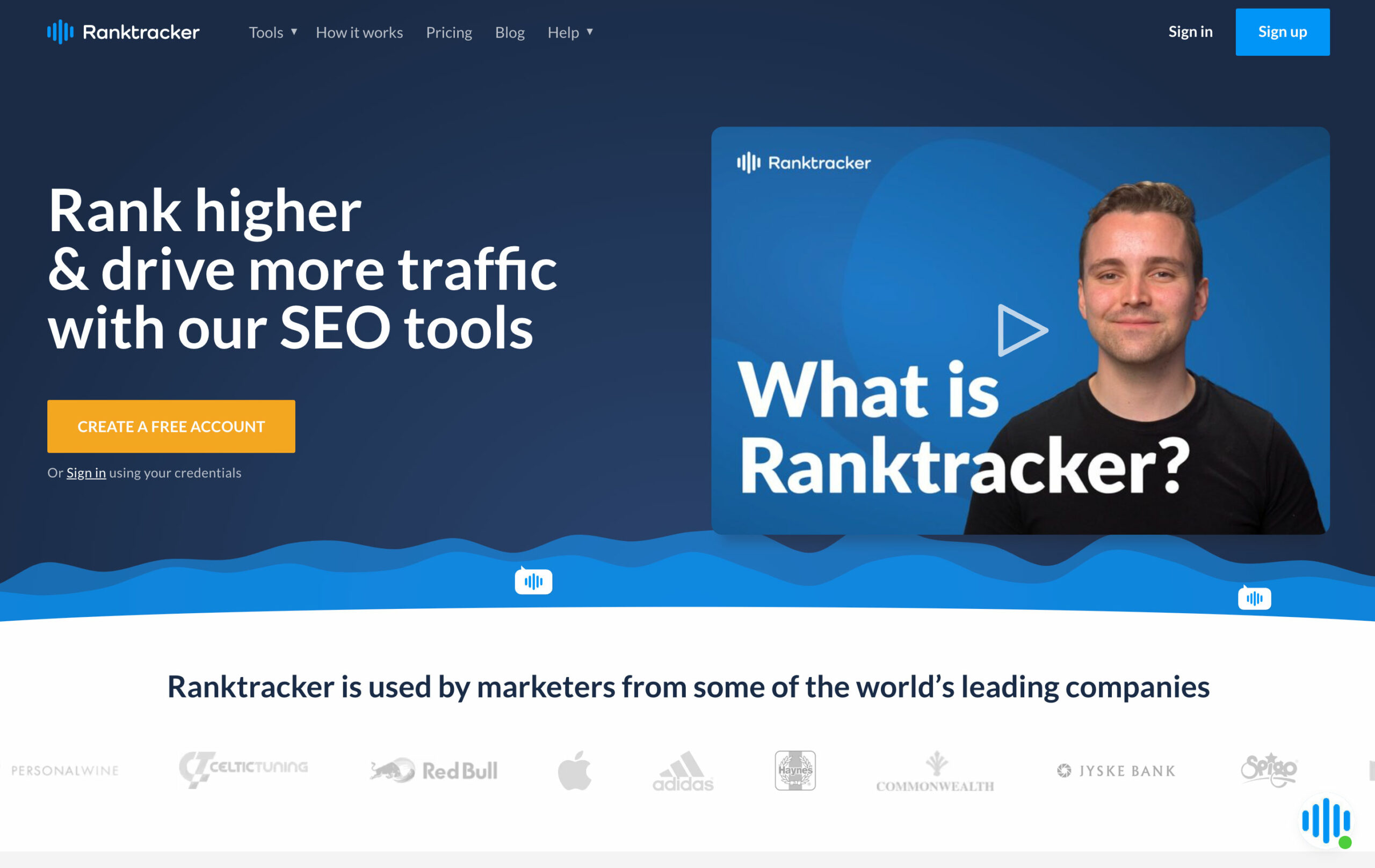 Ranktracker Website