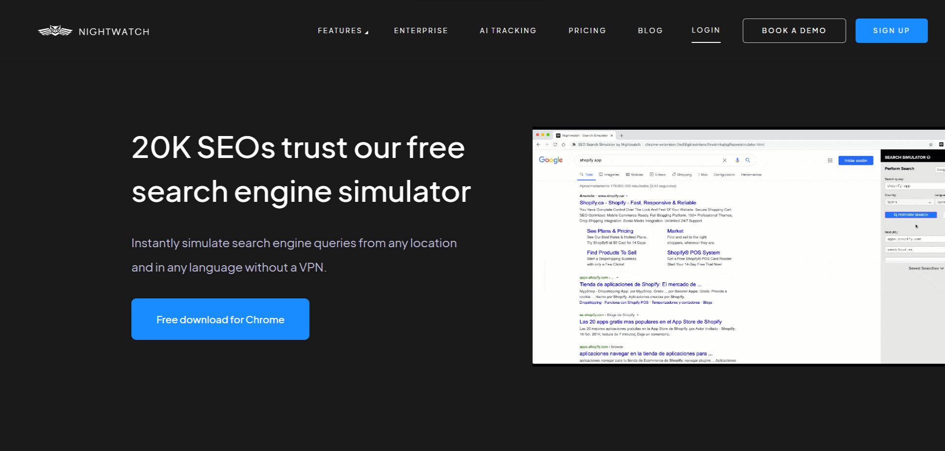 SEO-Search-Simulator-by-NightWatch-Chrome-Extension