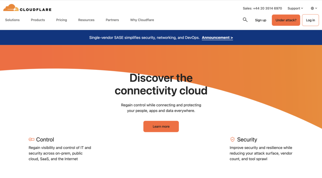 cloudflare-website