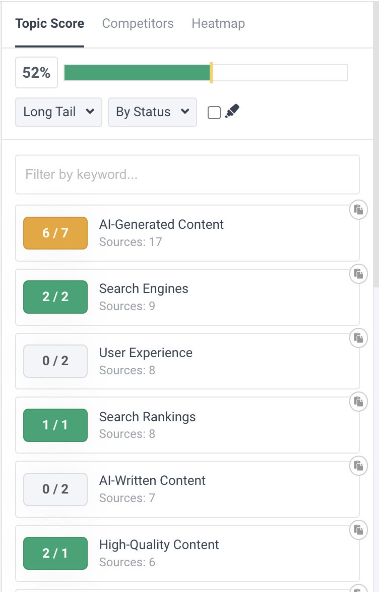 Can AI Content Rank On Google? (2 Methods) 3 frase-nlp-terms