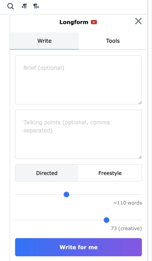 ClosersCopy Review: An AI Copywriting Long-form Editor 3 closerscopy-longform