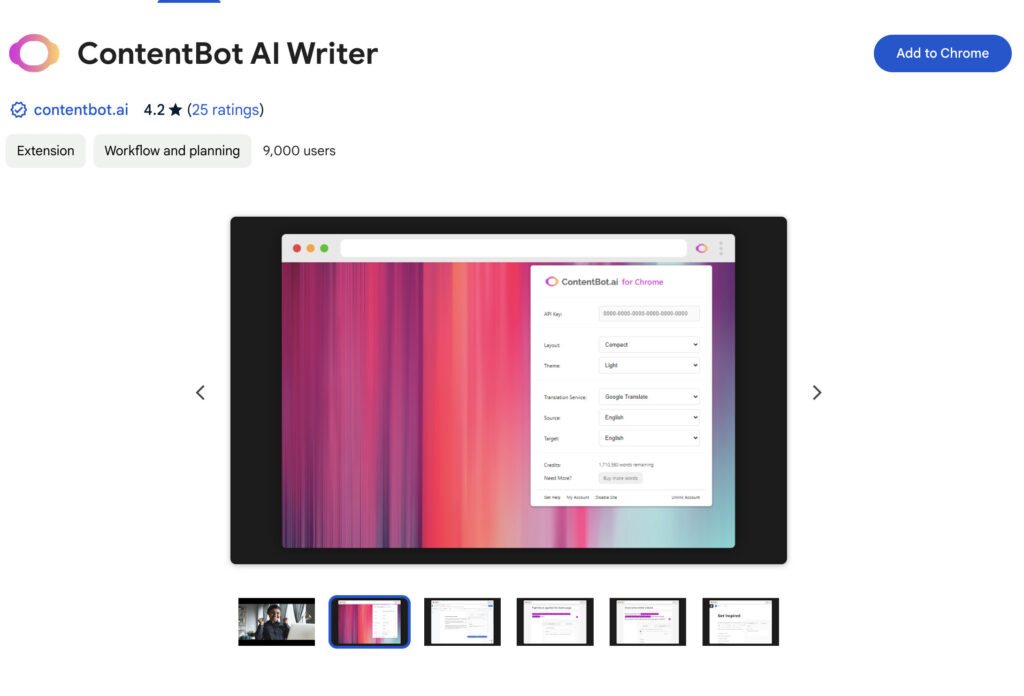 ContentBot Review: AI Copywriting In WordPress and Chrome 3 contentbot-chrome-extension