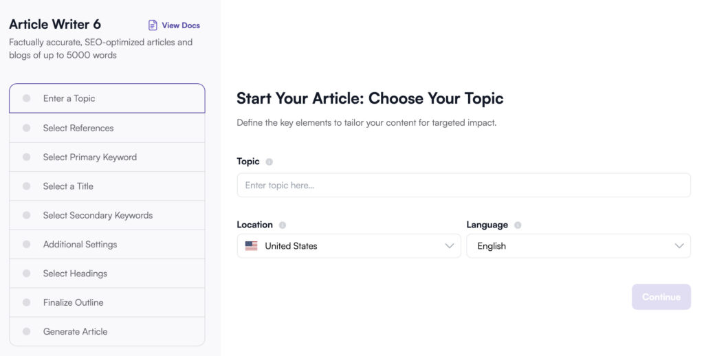 Writesonic Review: Features, Pricing, Pros & Cons 3 writesonic-article-writer