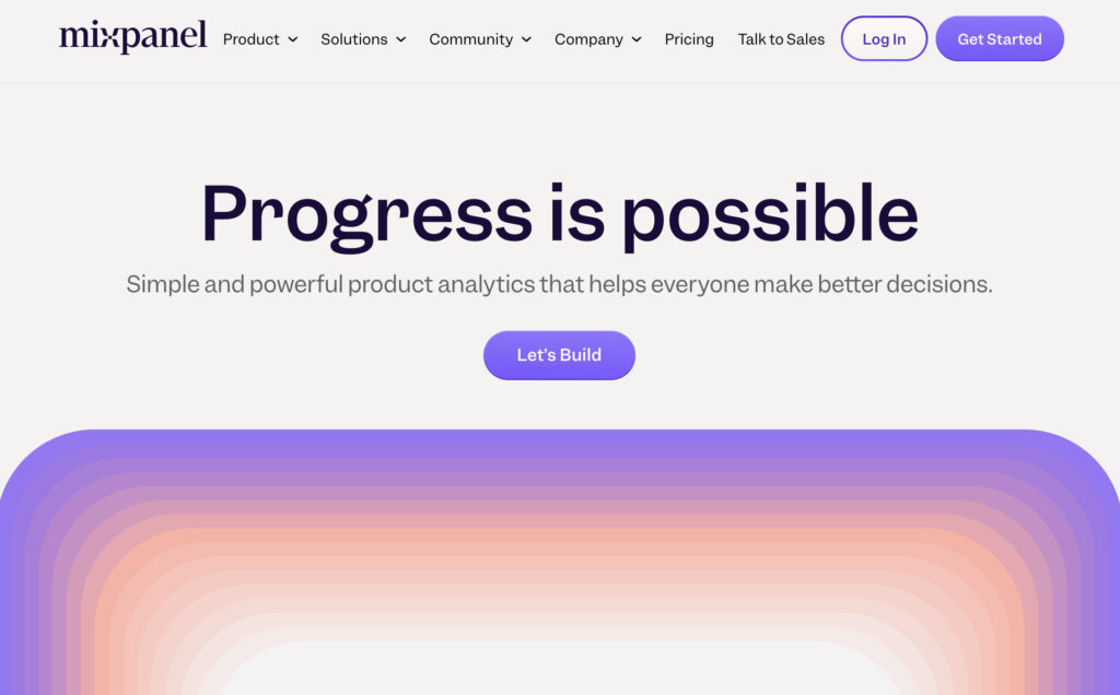 10 Alternatives To Google Analytics (Tested In 2025) 2 mixpanel website