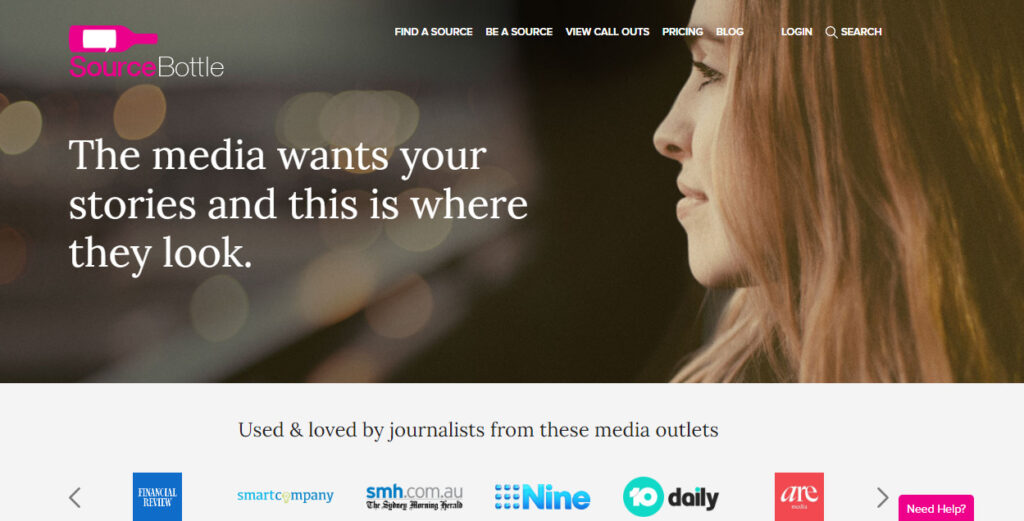 19 Best HARO Alternatives 3 SourceBottle Website