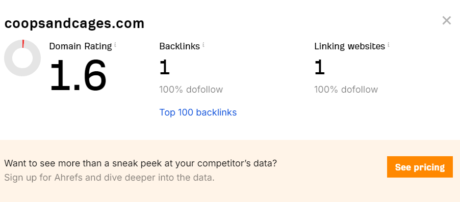 bad backlink profile