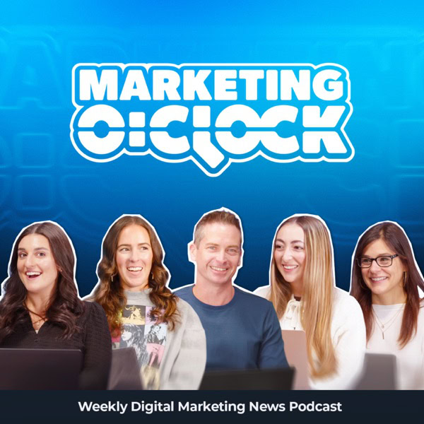 14 Best SEO Podcasts: I've Listened To Them All 8 Marketing O’Clock podcast cover